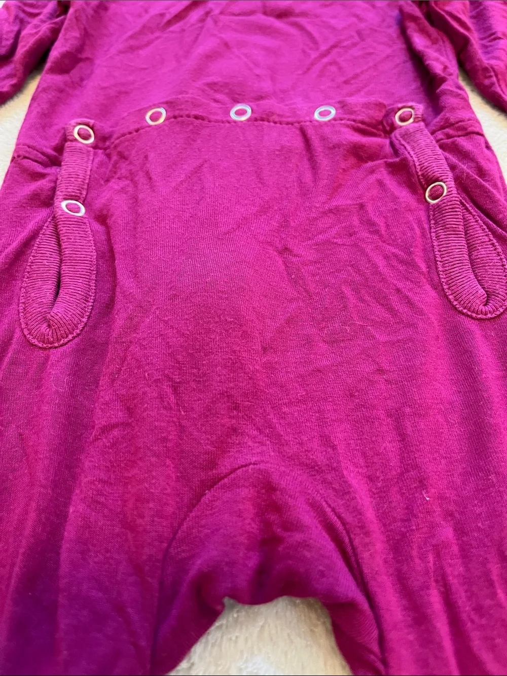 KicKee Pants | Bamboo Magenta Romper NB